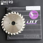 High Hardness Scoring Saw Blade , Flat Tooth Table Saw Blade Tensioned Plates