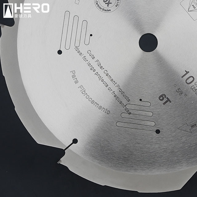 190mm 6T Hardie Board Saw Blade , Cement Blade For Circular Saw Durable
