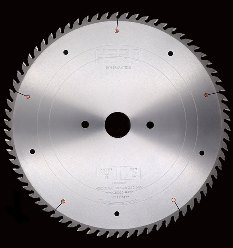 Thin Kerf Rip Saw Blade , Table Saw Finishing Blade Optimized G5 Teeth