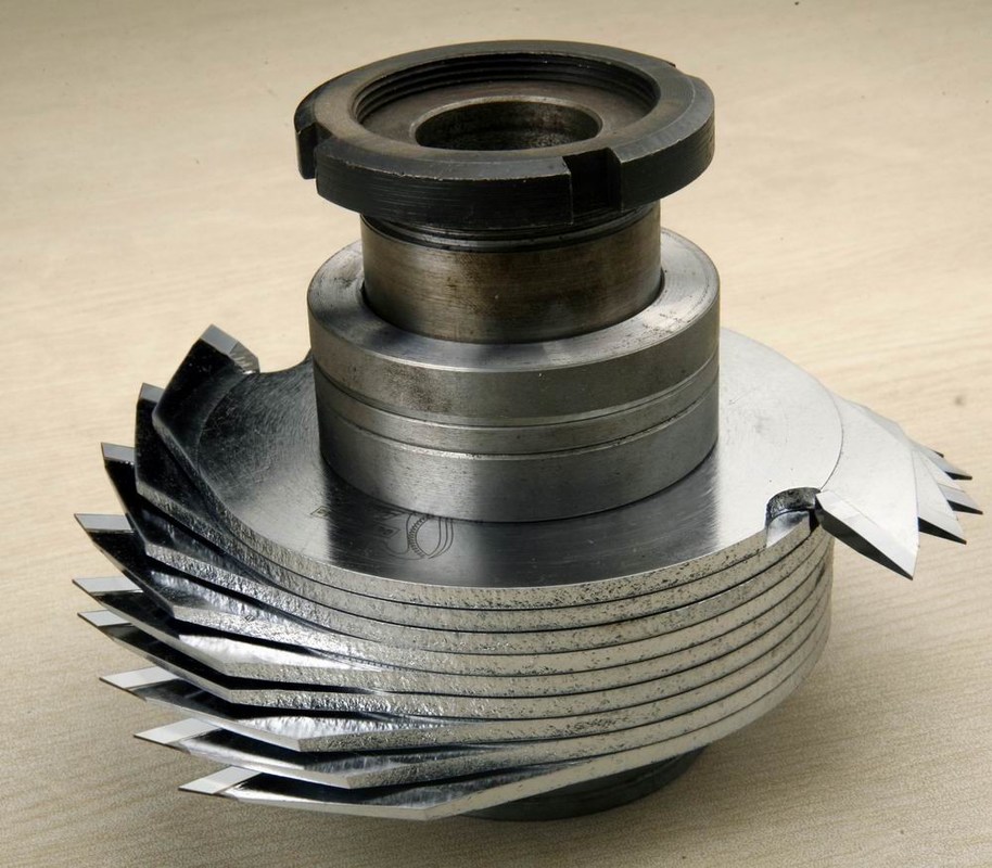 Hard Chrome Coated Finger Joint Cutter , Finger Joint Table Saw Longer