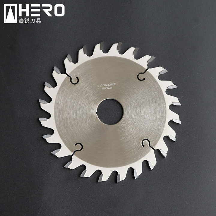 Conical Teeth Panel Saw Blade , Scoring Blade For Table Saw Fast Cleaning Cutting
