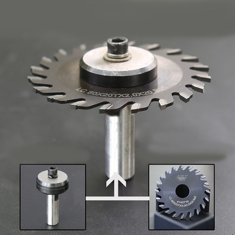 Solid Finished V Groove Table Saw Blade High Precision Improved Runout