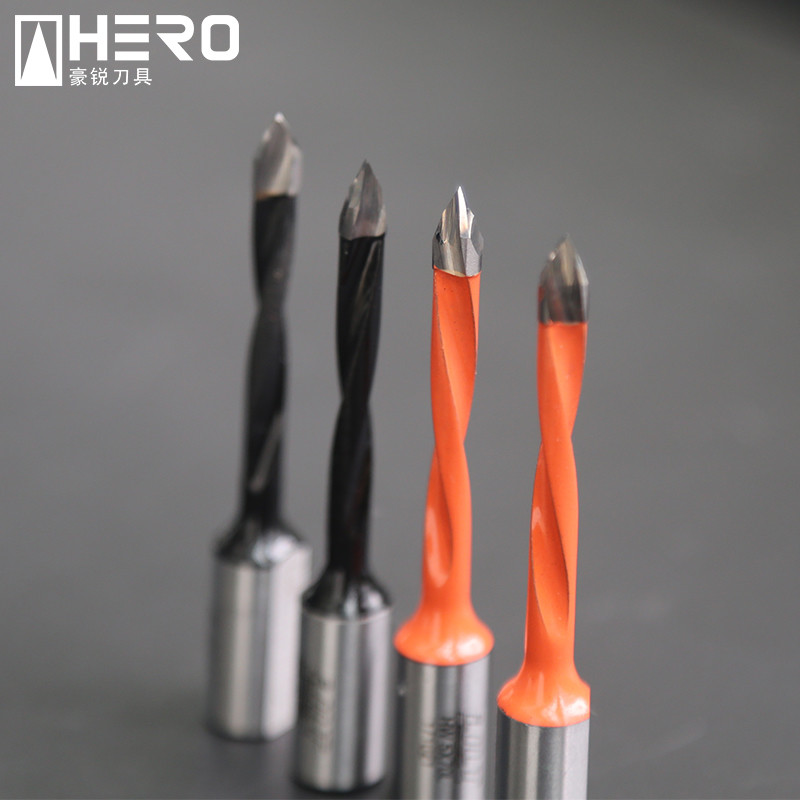 2 Flutes Through Hole Drilling , Flat Head Drill Bit 70mm Length