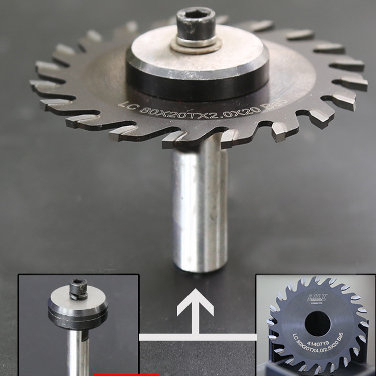 Chromium Coated Thin Kerf Saw Blade , Table Saw Router Blade Non