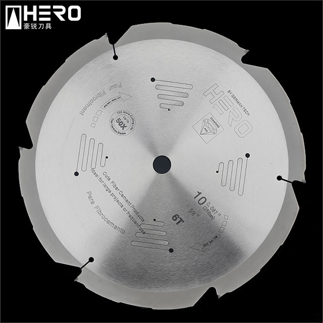190MM 6T Fibre Cement Circular Saw Blade Fast Cutting Speed Thin Kerf
